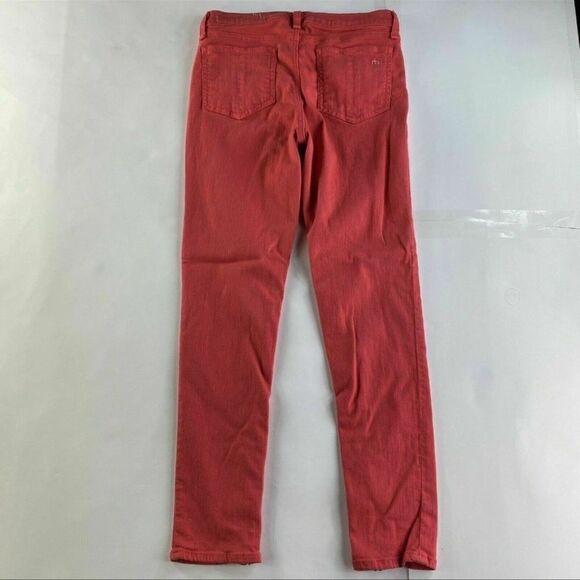 Rag & Bone Pink Zipper Capri Jeans 26 - Picture 3 of 8
